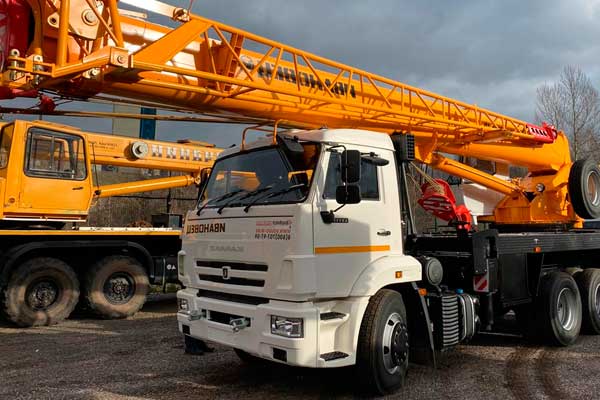 Прокат автокрана 25 тонн